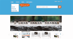 Desktop Screenshot of ilovethesebrands.com